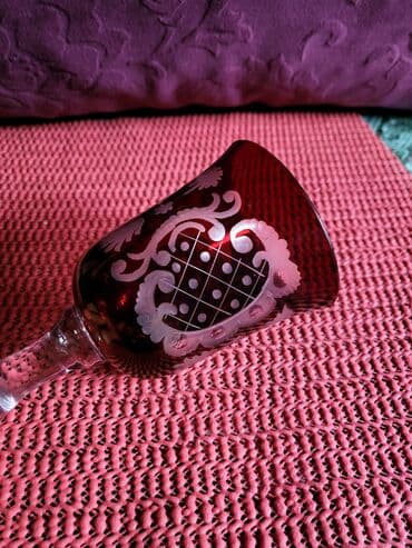 male ikebane za stolove cena: Zvono novo Bohemija kristal rucno gravirano 70te. Kristalno — 10