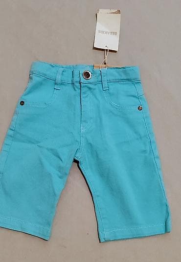 kroksice za decake: Bebakids dečje bermude za dečake - Boja: tirkizna - Model: klasičan — 1