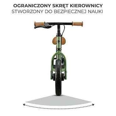 Dečiji bicikli: KINDERKRAFT BICIKL GURALICA SPACE LIGHT GREEN Balans bicikl za decu — 4