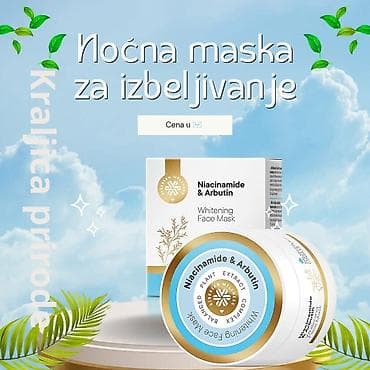 bez sandale: Noćna maska za izbeljivanje – Niacinamide & Arbutin - Tip — 1