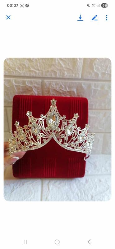 mokasine novi sad: Versace, Set: Crown, Material: Stainless steel, Cubic zirconia — 4