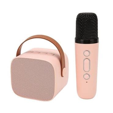 Headphones: Karaoke prenosni set zvučnika sa mikrofonom - Komplet sadrži — 4