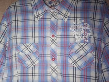 mango tunike: 4XL, Spandeks, Karirani, Prugasti, bоја - Šareno — 4