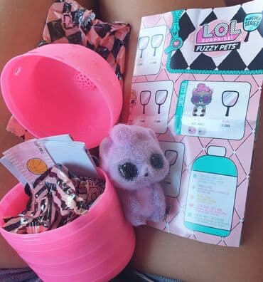mapa blaga za decu: FUZZY PETS, lol suprise original lutka pets, NOVA samo otvorena — 1