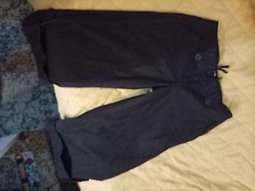 pantalone xs: Ženske pantalone – 2 para 1) Elegantne tamno-sive pantalone - — 2