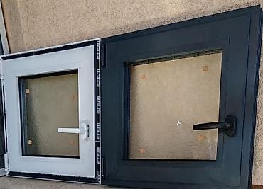 ALU prozori – fiksno/okomito otvaranje, jednokrilni kupatilski, delta