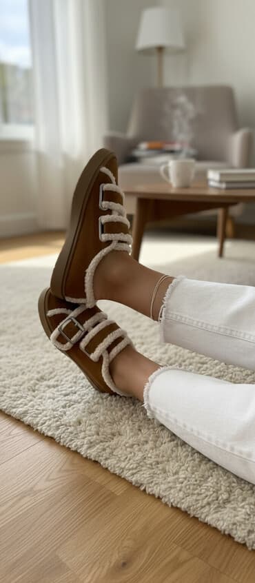 cupave papuce: Nosene kratko, kozne/vuna placene 26.000,00
br 41 
13.000,00 — 2