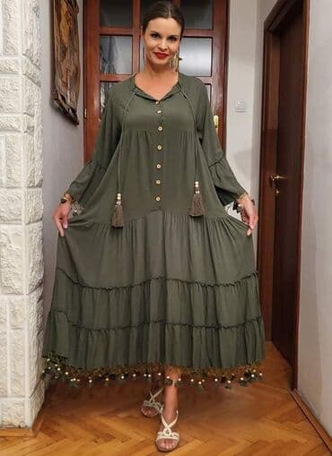 silikonski ulosci za grudi: Obim grudi 128cm
Duzina 135
Viskoza 100%
5100 din — 8