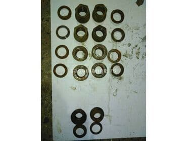 zimske gume novi pazar: 8 kom. navrtki M 20 mm OK 30, i 2 kom M 18 mm OK 27, sa feder — 1