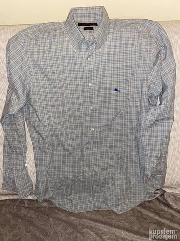 Original ETRO Milano kosulja 100% cotron Made in Italy Ramena 48cm na lalafo.rs Original ETRO Milano kosulja 100% cotron Made in Italy Ramena 48cm