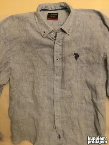 Čarape i donji veš: Original U. S. ASSN POLO kosulja XL KAO NOVA 100% Line Ramena 52cm — 1