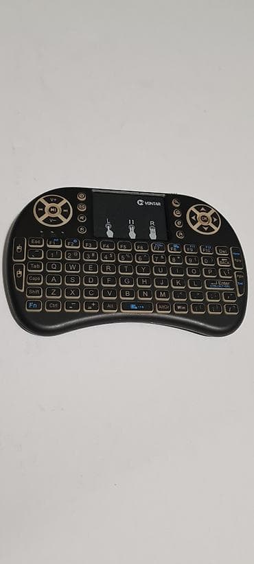 televizor na baterije: • Prodajem bežičnu tastaturu sa touchpad-om VONTAR i8 7 Colors — 4