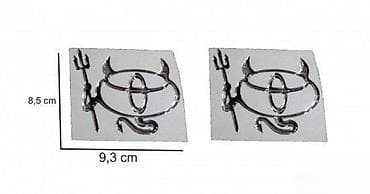 comma pantalone: TOYOTA ĐAVO- Stikeri-02 📌 Opis: Samolepljivi stikeri izradjeni od — 1