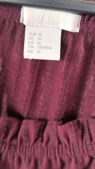 Trenerke: H&M bluza – veličina M - Boja: tamno burgundi - Model: širok — 3