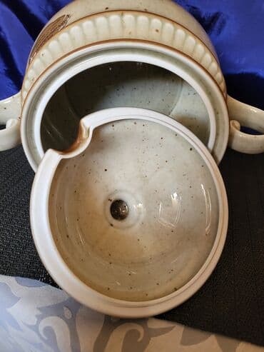 vatrostalne posude sa poklopcem akcija: Corbaluk nov 1950g+ tkz.kameni porcelan Winterling Nemacka — 9