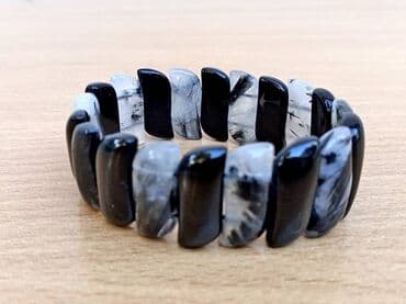 Venčanice i aksesoari: Narukvica Rutil Kvarc Narukvica Rutil Kvarc, poludragi kamen — 3