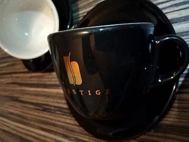vakum posude: Vrhunske Profi šolje za Kapućino Najlepše, Italy, Debeli Porcelan — 5