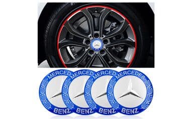 Vozila: MERCEDES-plastificirane nalepnice za felne-set od 4 komada MERCEDES — 8