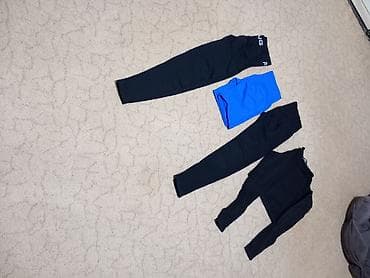 kompleti sako i pantalone: Komplet sportske odeće – 4 dela - Crne ženske helanke RING, veličina — 1