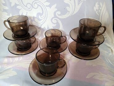 porcelanske solje za caj: Solje nove vatrostalne iz 80,90ih Duraleh francuske za kafu,caj — 2