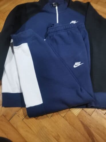 Muška odeća: Komplet, L, Nike, bоја - Tamnoplava, Flis — 3