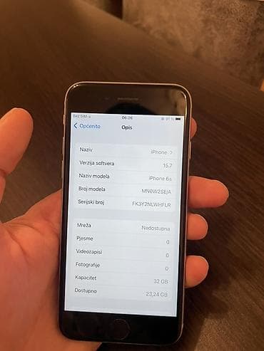 palic kamera: Apple iPhone 6s, 32 GB – Space Gray Karakteristike: - Model: iPhone — 2