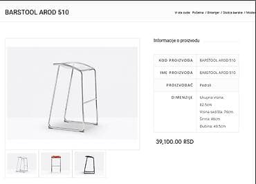 Donji delovi trenerke: Barske stolice PEDRALI EKSKLUZIVNE italijanske barske stolice — 7