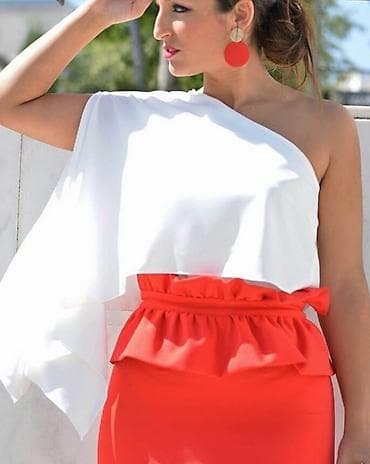 Majica jedan rukav dupli sloj. Crna,roza,zelena,plava,teget,pink