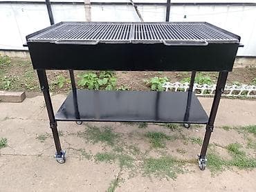 Veliki roštilj na točkićima sa rešetkom od čelika - Tip: roštilj na na lalafo.rs Veliki roštilj na točkićima sa rešetkom od čelika - Tip: roštilj na