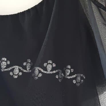 moderne pantalone 2023: M (EU 38), color - Black, Cocktail, Other sleeves — 3