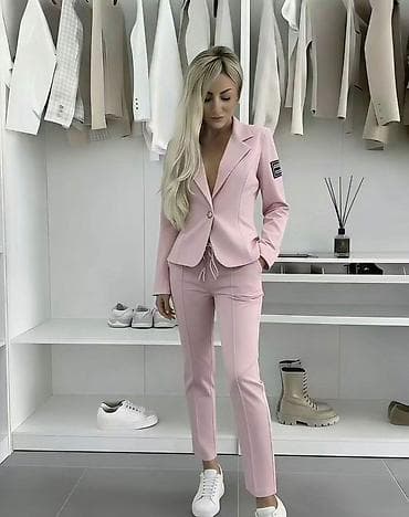 lakovane torbe: Ženski komplet – sako i pantalone Model koji obožavate ✨️ Vel: S M L — 2