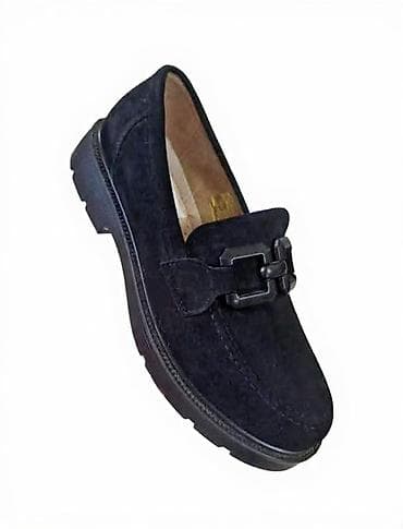 mbt cipele gdje kupiti: Klasične ženske mokasine – crne, od brušene kože. - Gornjište: mekani — 1