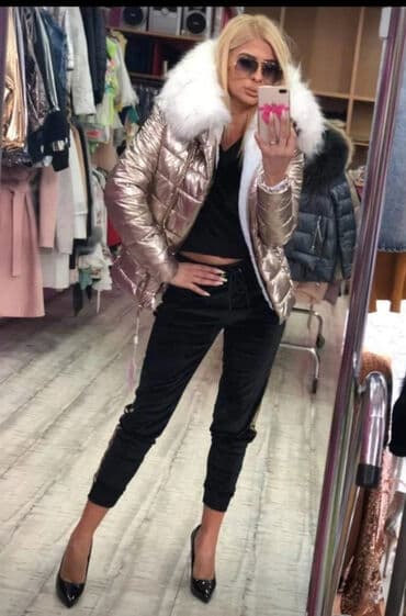 Kape i aksesoari: Savršena jakna Topla, iznutra je cela postavljena krznom VEL S-M Novo — 4