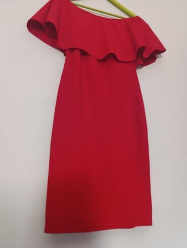 haljine dugacke: M (EU 38), color - Red, Without sleeves — 3
