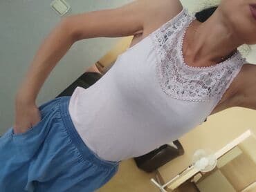 Bluze: H&M, S (EU 36), Jednobojni, bоја - Bež — 4