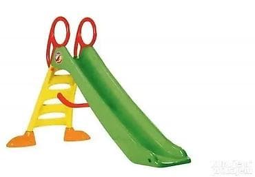 stolnjak za pitu: Dečiji tobogan za dvorište i kuću - Kompaktni plastični tobogan sa — 1