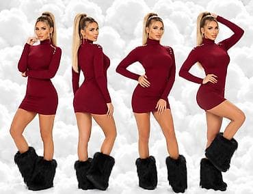 helanke 8: Haljina pamuk elastin super mekana pamuk trikotaža vel s m extra model — 1