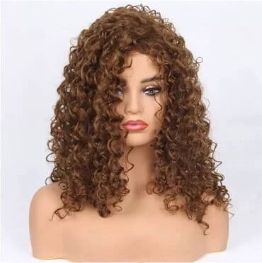 kacketi za traktore: Afro perike. Perika sa čvrstim, elastičnim kovrdžama – voluminozni — 6