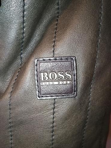 lil solid 2.0 cena: HUGO BOSS muška kožna jakna - Model: kratka biker/aviator silueta sa — 4