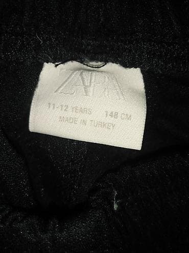 bez bermude: Zara dečije crne pantalone - Brend: Zara - Veličina: 11–12 godina — 3