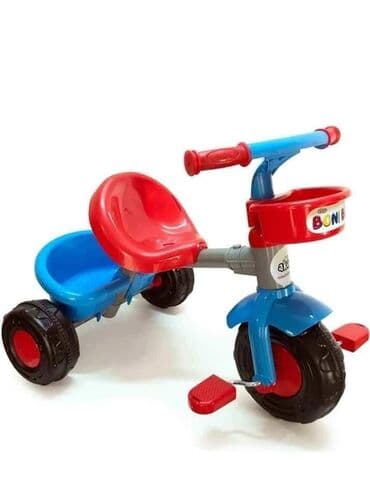 bicikle za devojcice od 10 godina: Tricikl na pedale BONI CENA 4000 dinara Dimenzije 64x50x48cm — 1