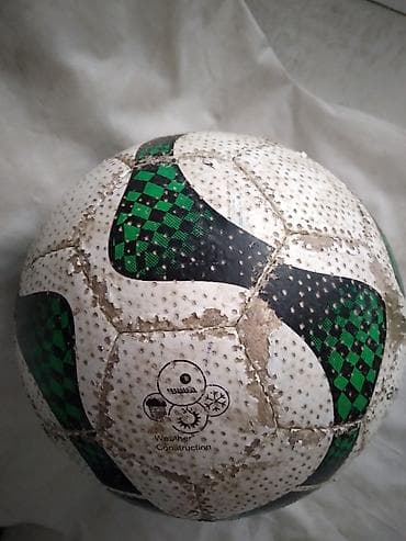 pancerice cena: Lopta za fudbal Amsport br.5drži vazduh. Spolja dosta oštećena — 3