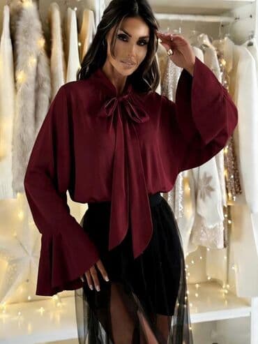 Tunike: ✨Elegantna ženska bluza sa mašnom
✅2400 din — 4