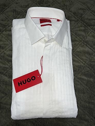 lv kais muski: Košulja Hugo Boss, bоја - Bela — 2