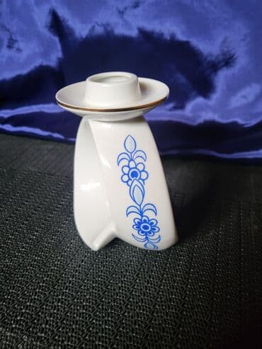 Musical Instruments: Svecnjak nov iz 1951 do 1974g. Lippelsdorf porcelan Nemacka. Nov — 3