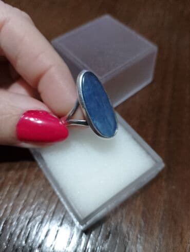 srebrna torbica sa cirkonima: Ženski prsten, Chanel, Materijal: Srebro — 2