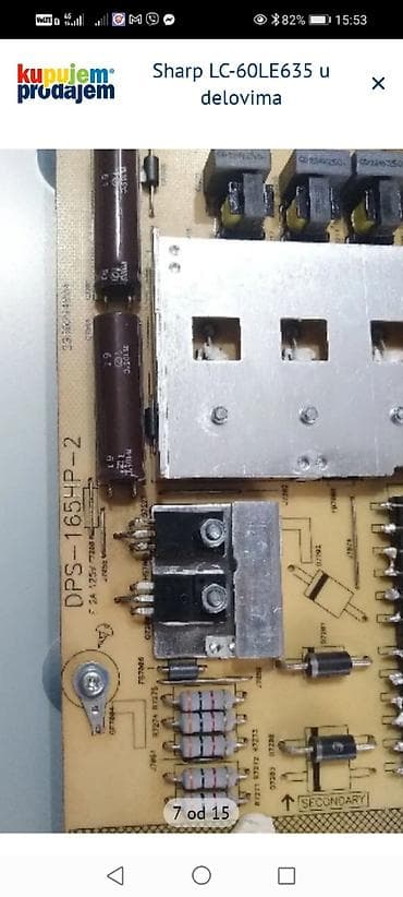 price sa zvucnikom: Sharp LC-60LE635 – delovi i module Dostupni originalni delovi sa — 8