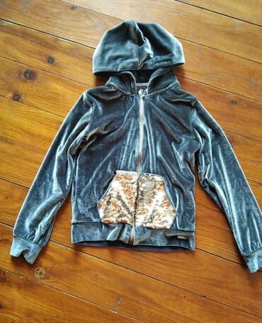 helanke sa prorezom: With hood, 122-128 — 2