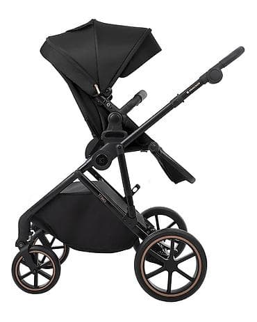 zimski skafanderi za bebe: KIKKA BOO Kolica THEA black set 2u1 sa tvrdom korpom – SKU: KKB2 — 5
