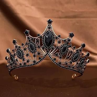 ranac novi sad: Luksuzna kruna/tiara – barokni dizajn sa kristalima - Elegantna — 6